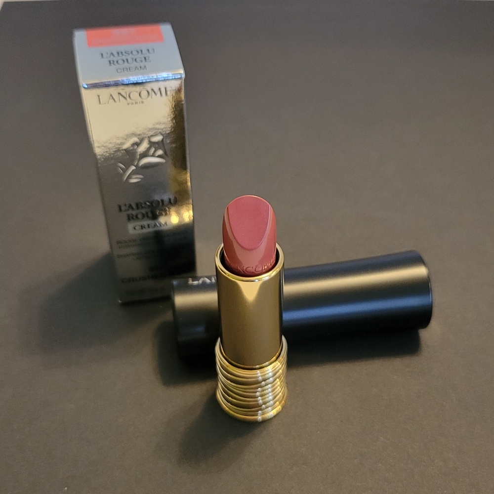 Lancome Lipstick L'Absolu Cream, Crushed Rose, 18 hr Comfort & Cream Finish